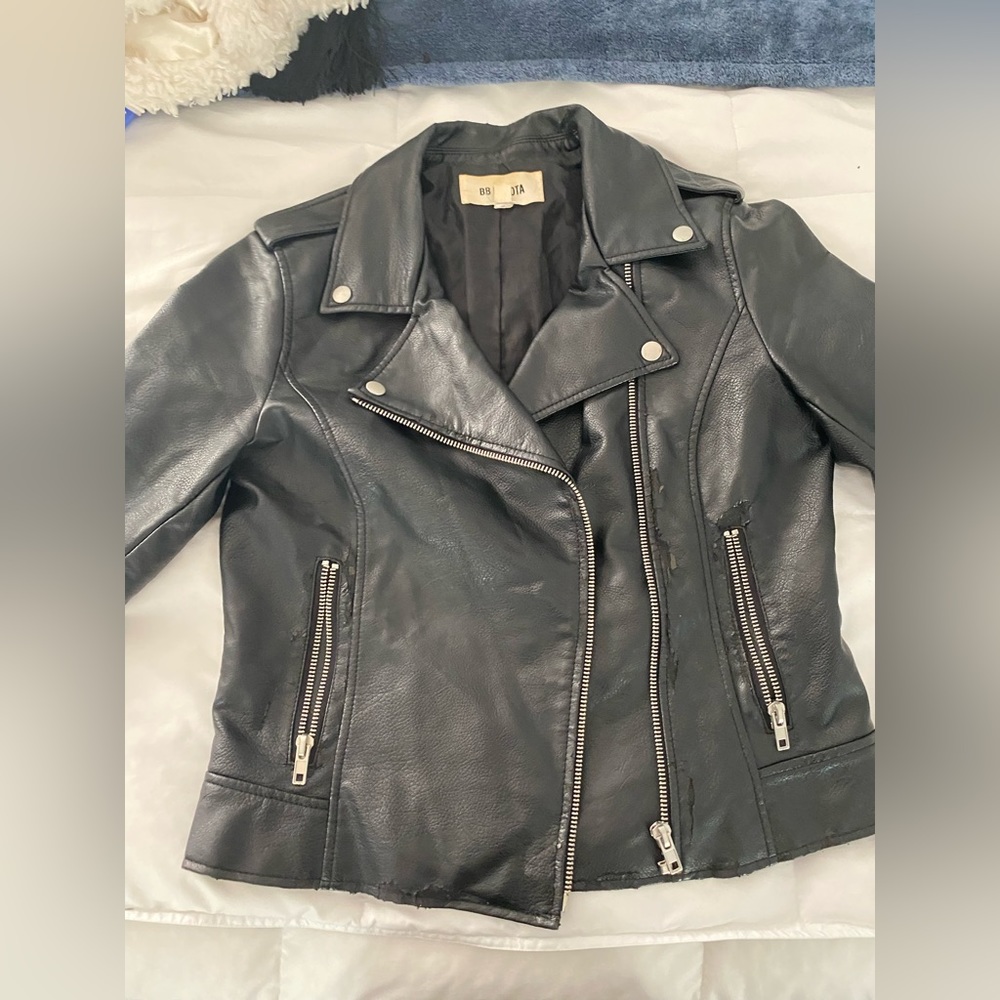 “Leather” Moto Jacket